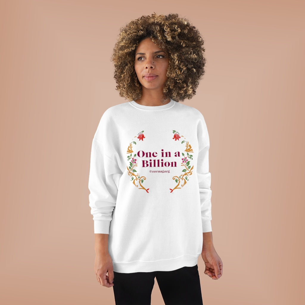 One in a Billion Crewneck Sweatshirt